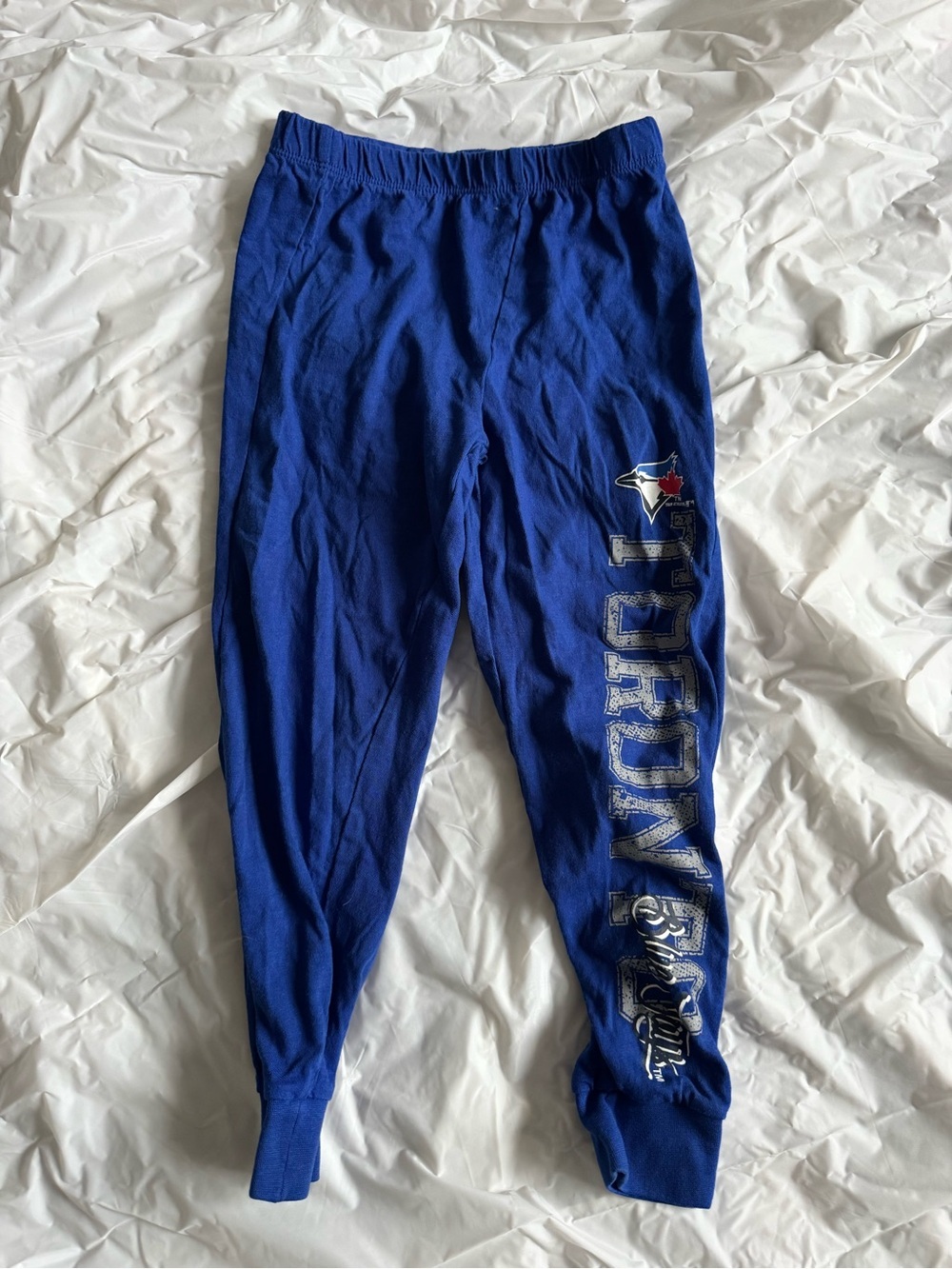 MLB Blue Toronto Graphic Jogger Pants for Kids Size 5
